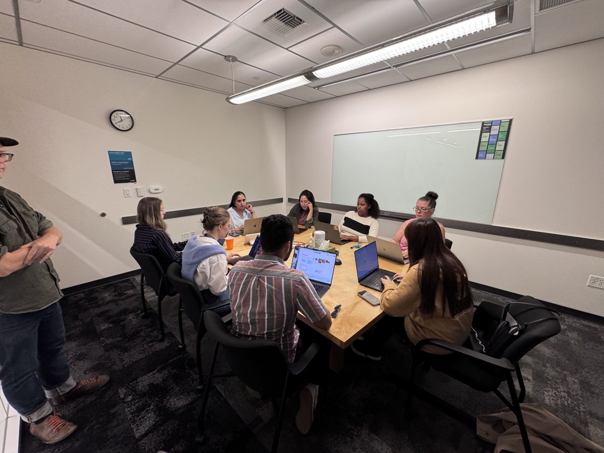 CS UX studio workshop in progress